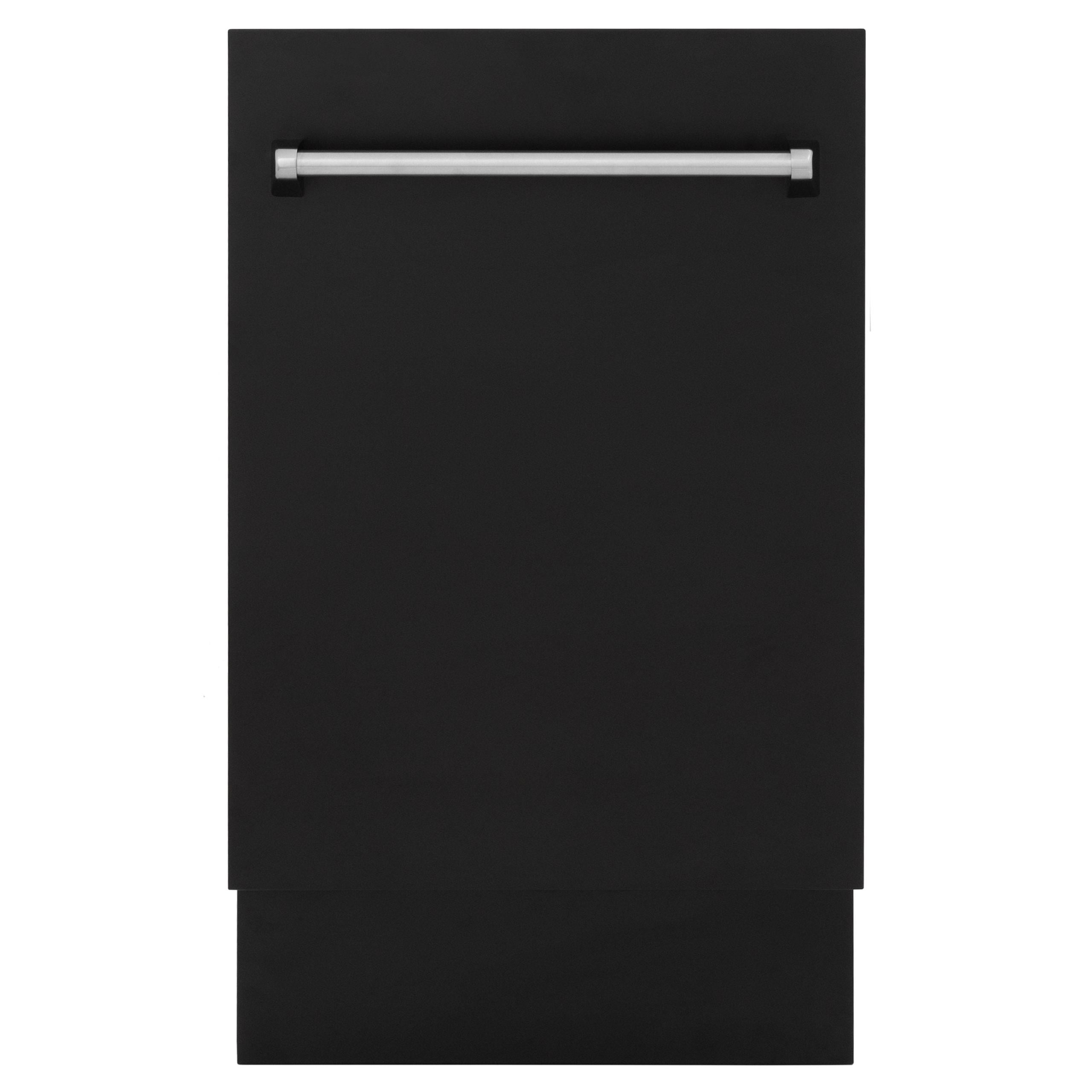 18" Top Control Tall Tub Dishwasher in Black Matte with Stainless Steel Tub and 3rd Rack (DWV-BLM-18)