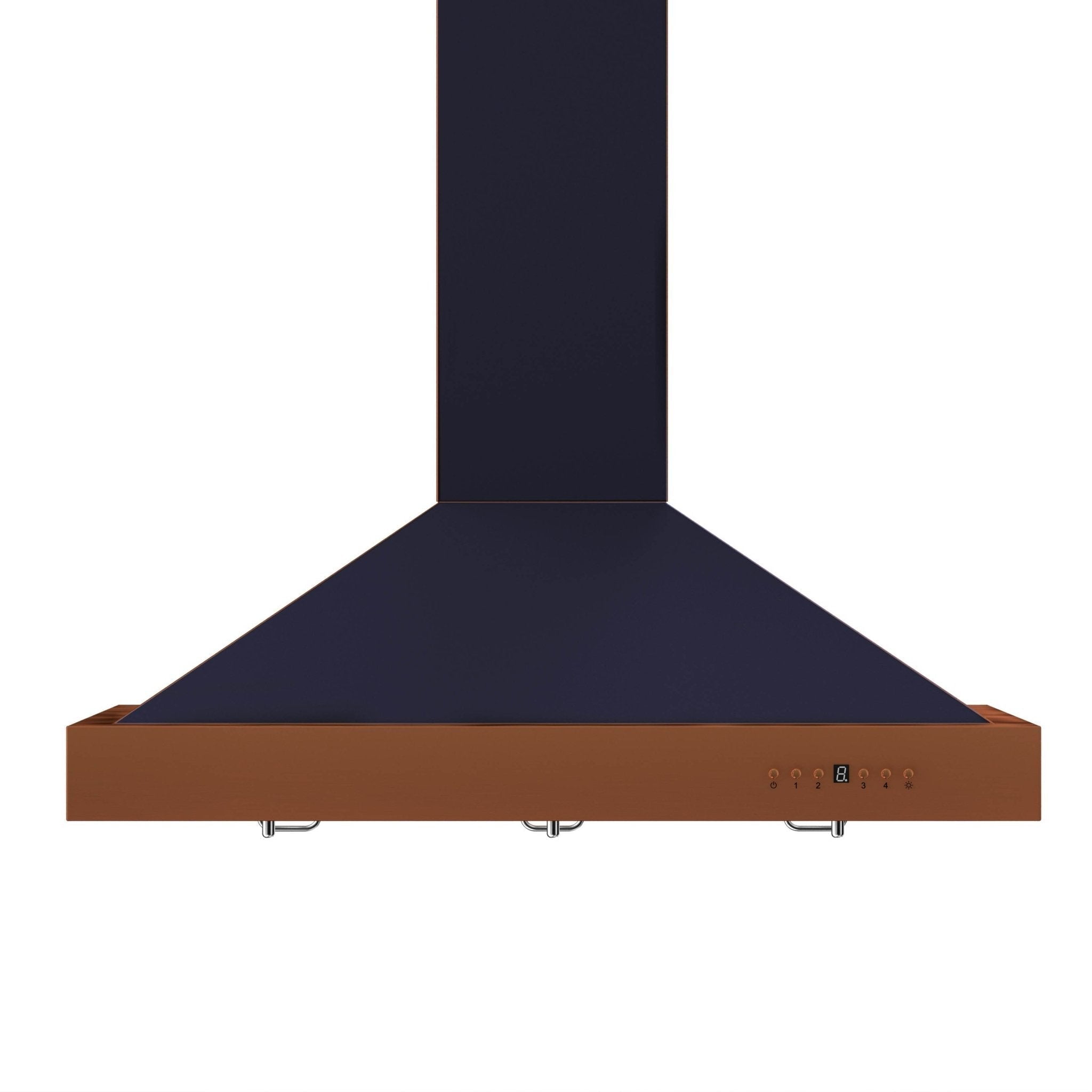 30" Oil-Rubbed Bronze and Copper Wall Mount Range Hood