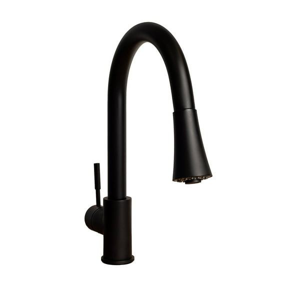 Zline Kitchen and Bath ZLINE Edison Kitchen Faucet Matte Black Brushed, Matte
