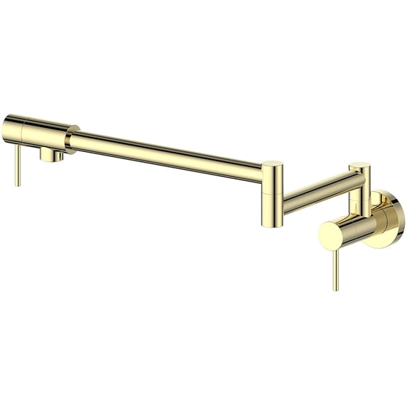 ZLINE Gemini Pot Filler in Polished Gold (GEM-FPF-PG)