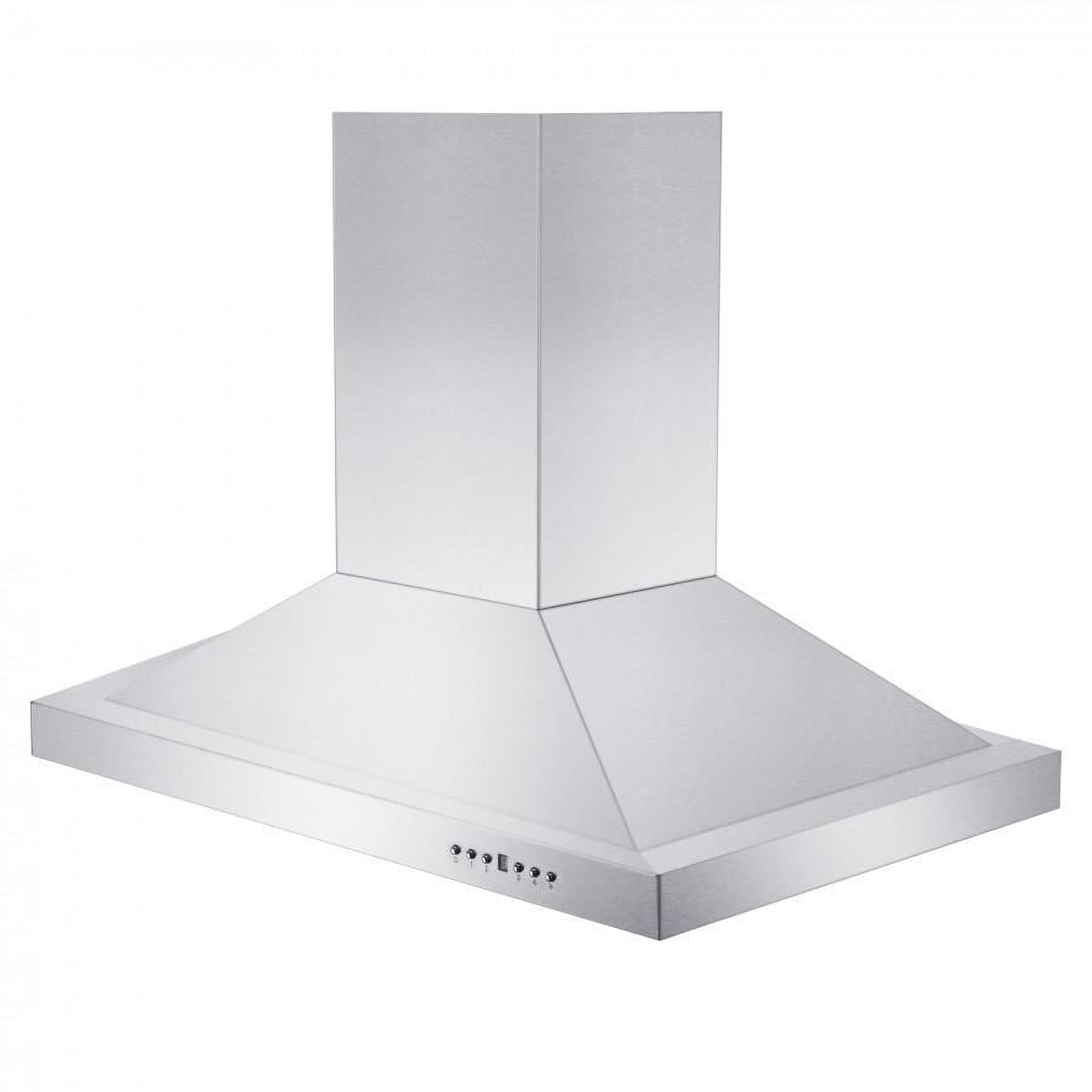 30-Inch Stainless Steel Convertible Island Range Hood