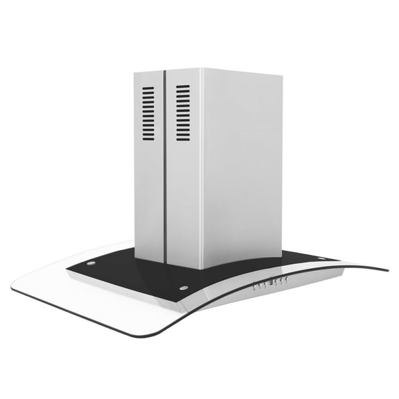 ZLINE 36 in. Island Mount Range Hood in Stainless Steel & Glass (GL5i-36)