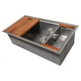 thumbnail image 1 of ZLINE 33 in. Garmisch Undermount Single Bowl Kitchen Sink with Bottom Grid and Accessories (SLS-33), 1 of 7