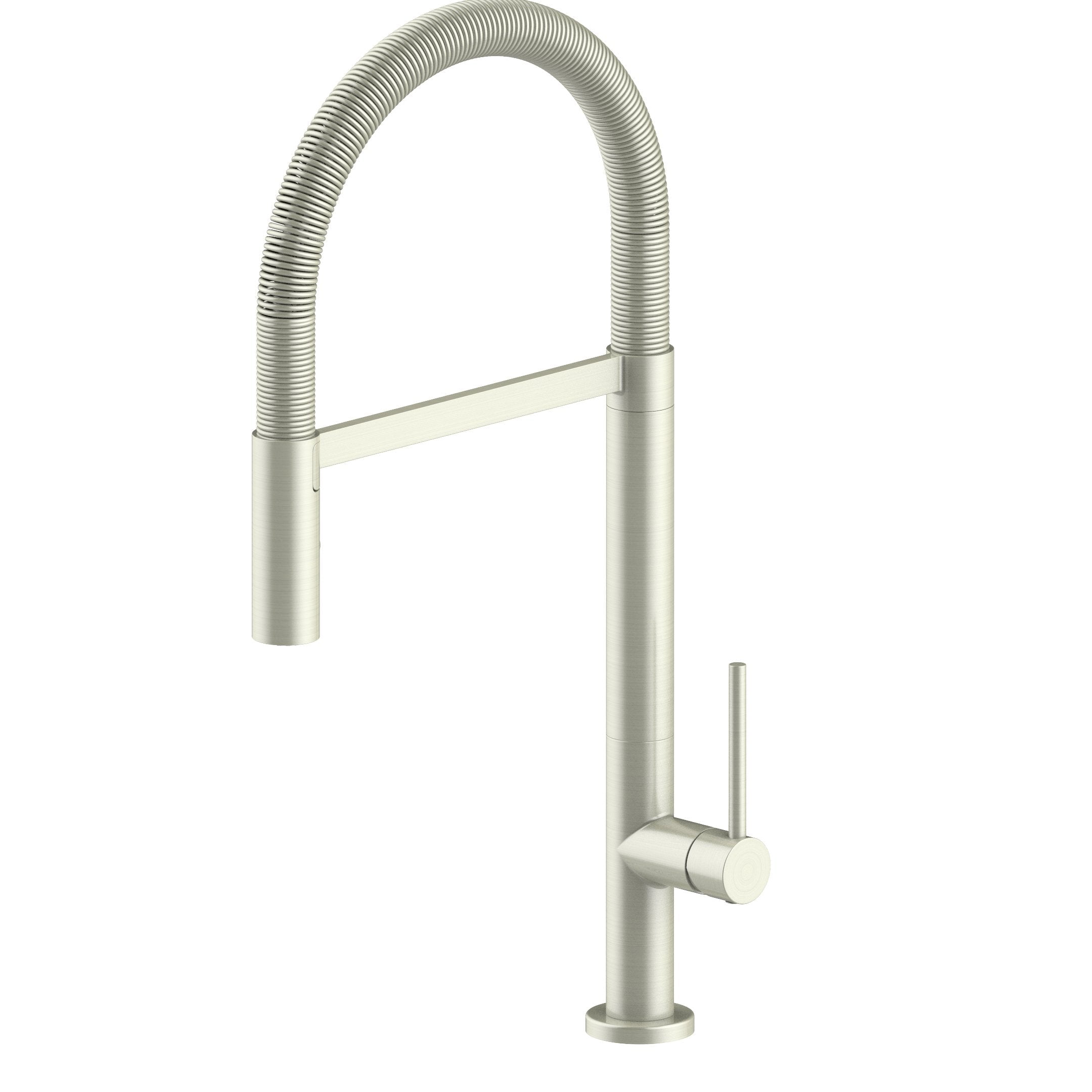 Chrome Pull-Out Spray Kitchen Faucet with Spring Wand