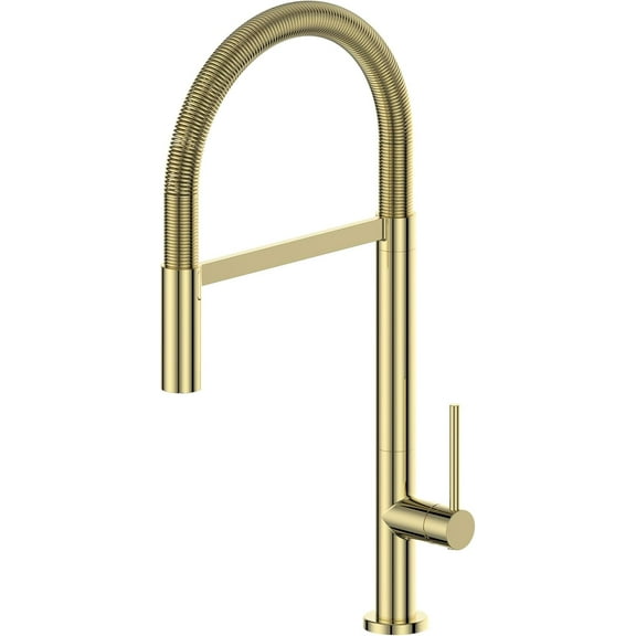 ZLINE Incline Kitchen Faucet in Polished Gold (INC-KF-PG)