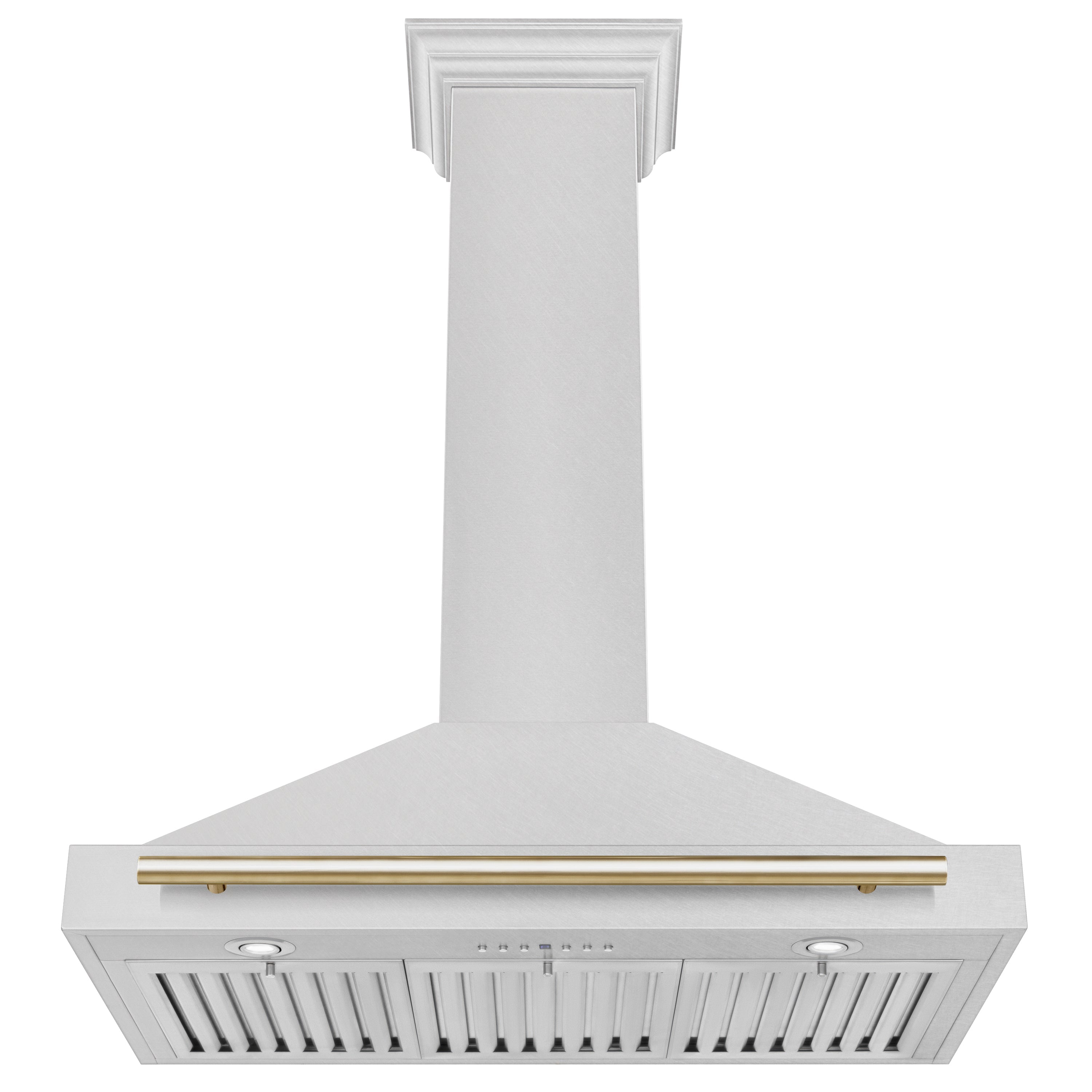 ZLINE 36 ZLINE Autograph Edition DuraSnow Stainless Steel Range Hood with DuraSnow and Matte Black Handle (KB4SNZ-36-MB)