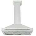 thumbnail image 1 of ZLINE 36 Stainless Steel Range Hood with White Matte Shell (KB4STX-WM-36), 1 of 6