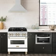 thumbnail image 1 of ZLINE 30 ZLINE Autograph Edition Stainless Steel Range Hood with Stainless Steel Shell and Champagne Bronze Handle (KB4SNZ-30-CB, 1 of 5