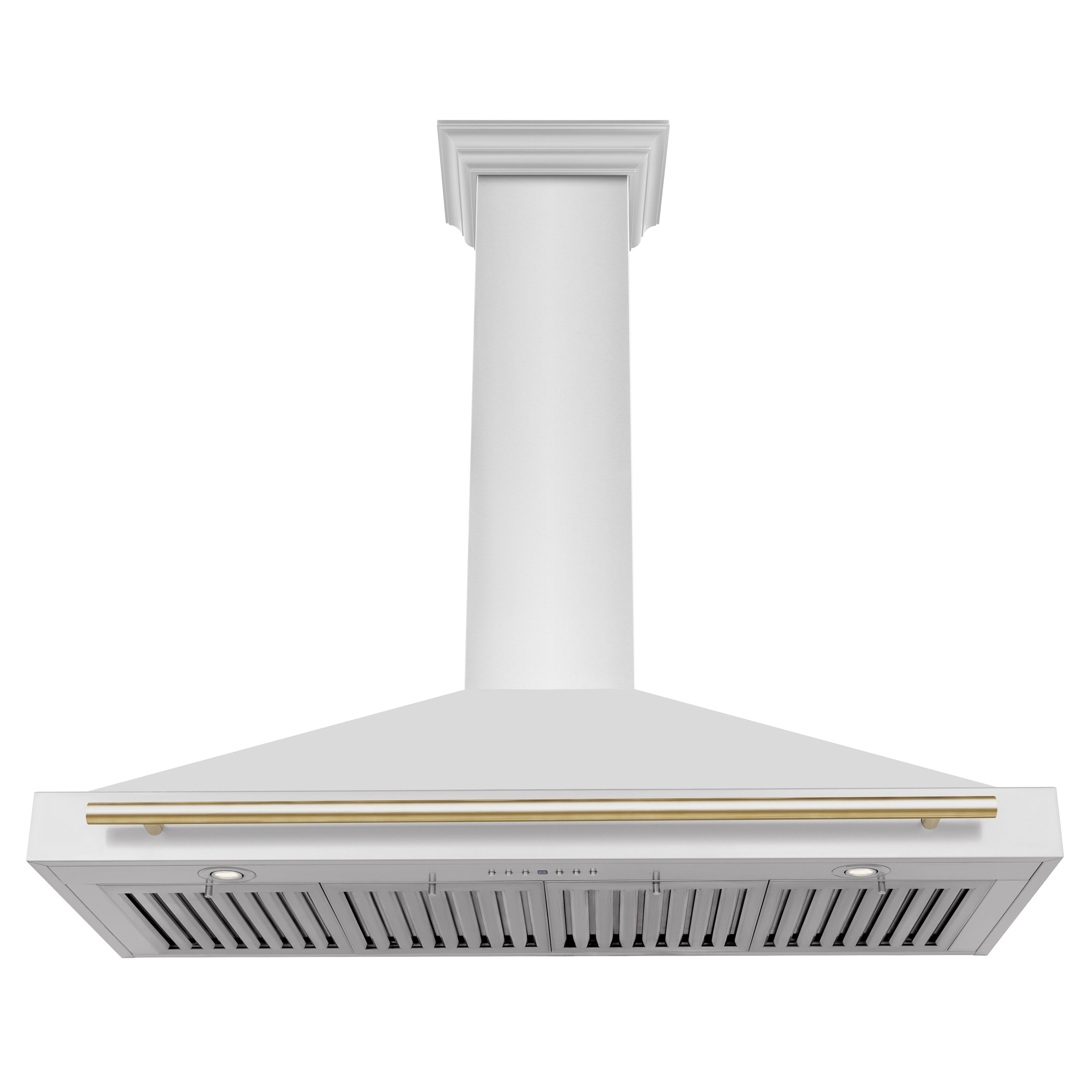 ZLINE 48 ZLINE Autograph Edition Stainless Steel Range Hood with Stainless Steel Shell and Matte Black Handle (KB4SNZ-48-MB)