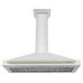 thumbnail image 1 of ZLINE 48 ZLINE Autograph Edition Stainless Steel Range Hood with Stainless Steel Shell and Matte Black Handle (KB4SNZ-48-MB), 1 of 5