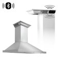 thumbnail image 1 of ZLINE 24 in. Wall Mount Range Hood in Stainless Steel with Built-in CrownSound Bluetooth Speakers (KBCRN-BT-24), 1 of 37