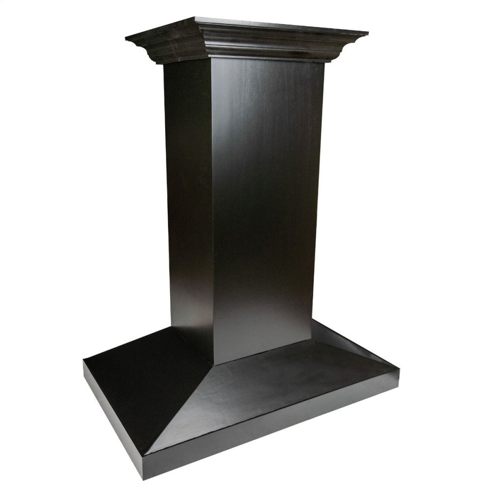 ZLine KBICC36 Designer Series Wooden Island Range Hood With Crown Molding