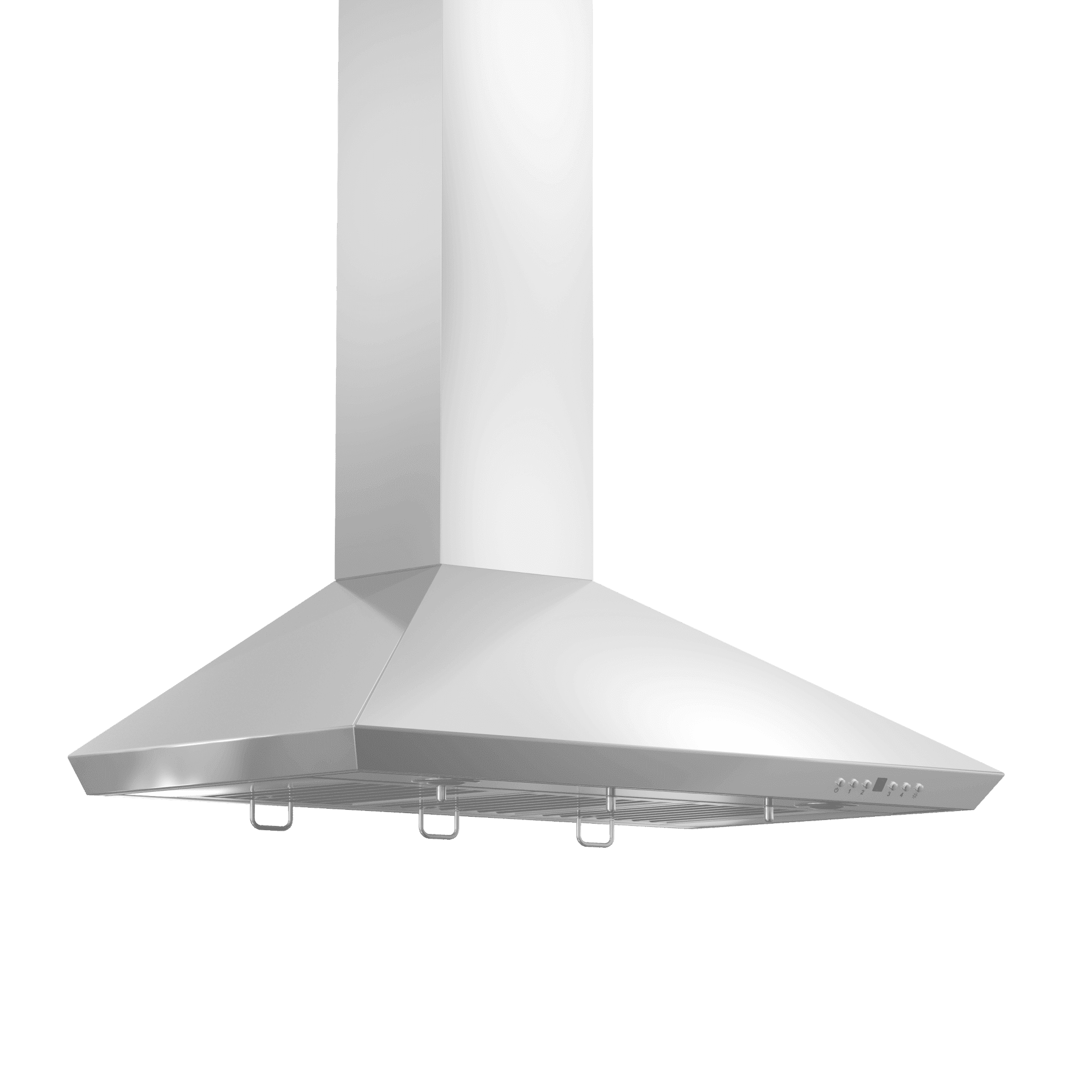 36" Stainless Steel Convertible Wall Mount Range Hood with Charcoal Filter