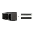thumbnail image 1 of ZLINE 30" 1.5 cu. ft. Over the Range Microwave in Black Stainless Steel with Modern Handle and Set of 2 Charcoal Filters (MMWO-OTRCF-30-BS), 1 of 5