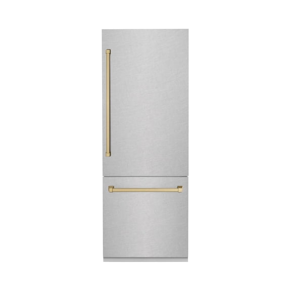 ZLINE KITCHEN AND BATH RBIVZSN30CB bottom freezer built in refrigerator