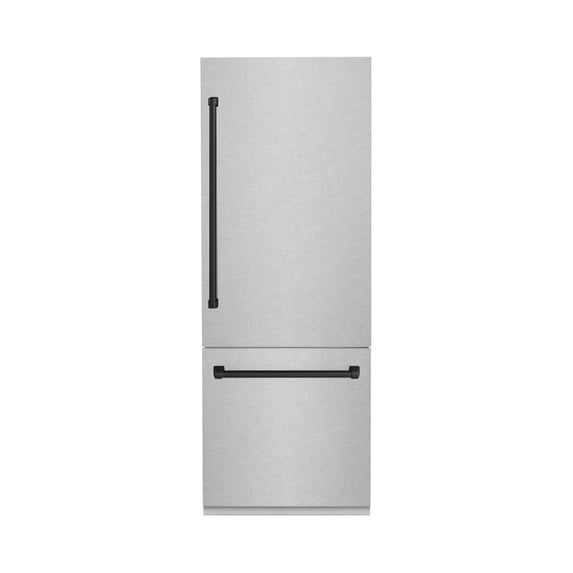 ZLINE KITCHEN AND BATH RBIVZSN30MB bottom freezer built in refrigerator