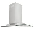 thumbnail image 1 of ZLINE 30 in. Wall Mount Range Hood in Stainless Steel & Glass (KN-30), 1 of 5