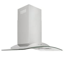 ZLINE 30 in. Wall Mount Range Hood in Stainless Steel & Glass (KN-30)