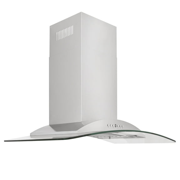 ZLINE 30 in. Wall Mount Range Hood in Stainless Steel & Glass (KN-30)