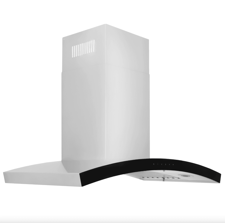 36" Stainless Steel Convertible Wall Mount Range Hood with Charcoal Filter