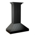 thumbnail image 1 of ZLINE 36 in. Wooden Wall Mount Range Hood in Black - Includes Motor (KPCC-36), 1 of 5