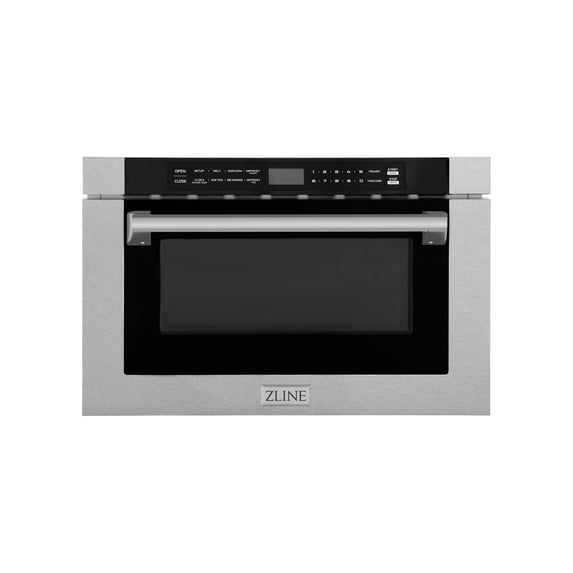 Zline MWDZ-1-SS-H-CB Autograph Edition 24" Wide 1.2 Cu. Ft. 1000 Watt Fingerprint