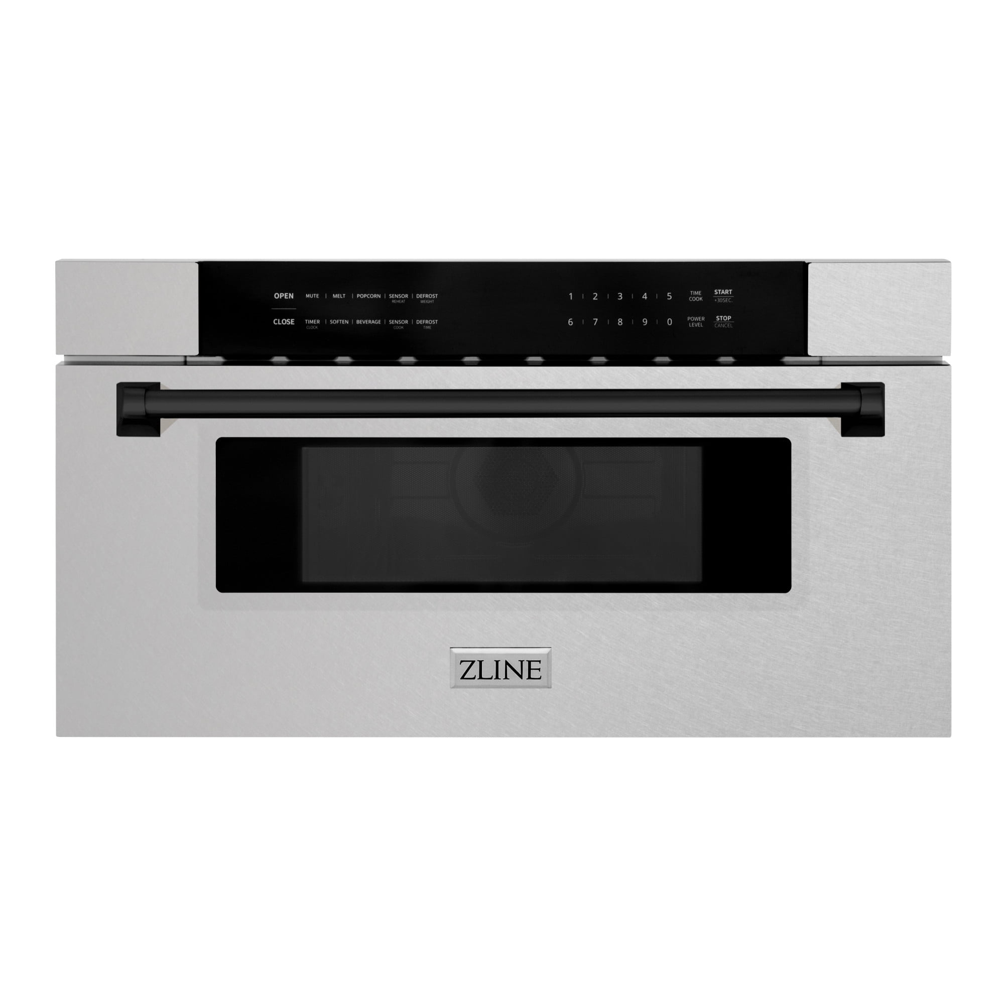 Zline MWDZ-30-SS-MB Autograph Edition 30" Wide 1.2 Cu. Ft. 1000 Watt Fingerprint Resistant