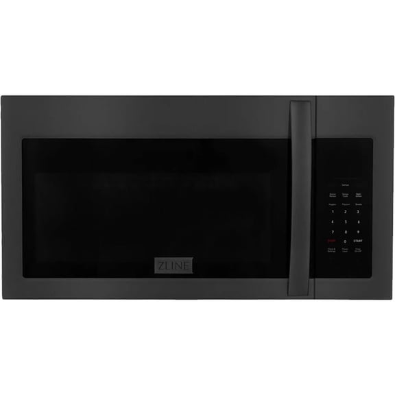 ZLINE MWOOTR30BS 1.5 Cu. Ft. Black Stainless Over-the-Range Convection Microwave