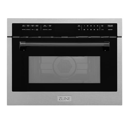 Zline MWOZ-24-SS-MB Autograph Edition 24" Wide 1.55 Cu. Ft. 1000 Fingerprint Resistant