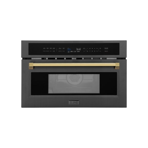 ZLINE KITCHEN AND BATH MWOZ30BSG built in microwave