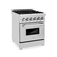 thumbnail image 1 of ZLINE 24" 2.8 cu. ft. Dual Fuel Range with Gas Stove and Electric Oven in Stainless Steel and DuraSnow Door (RA-SN-24), 1 of 2