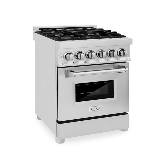 ZLINE Freestanding Range in Stainless Steel (Dual Fuel) (RA24)