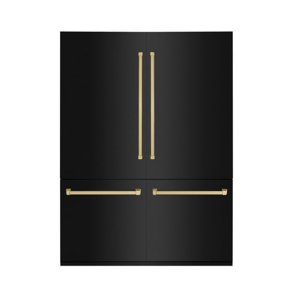 ZLINE KITCHEN AND BATH RBIVZBS60CB french door built in refrigerator