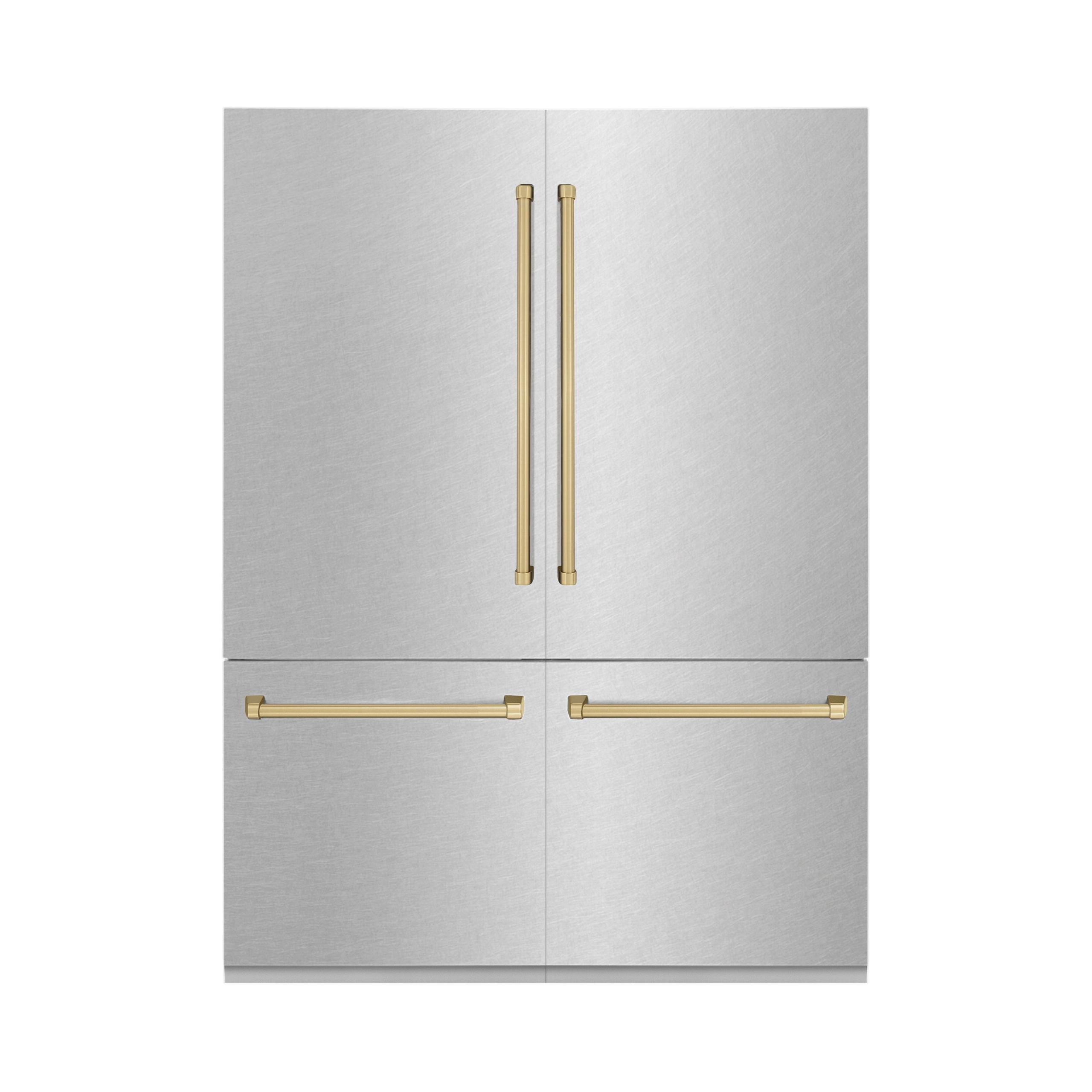 ZLINE KITCHEN AND BATH RBIVZSN60CB french door built in refrigerator