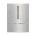 thumbnail image 1 of ZLINE KITCHEN AND BATH RBIVZSN60CB french door built in refrigerator, 1 of 5