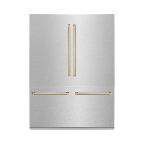 ZLINE KITCHEN AND BATH RBIVZSN60CB french door built in refrigerator