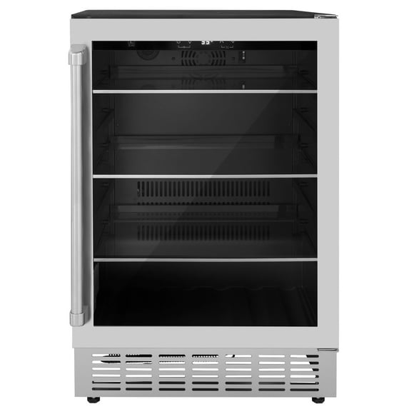 ZLINE 24" Monument 154 Can Beverage Fridge in Stainless Steel (RBV-US-24)