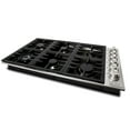 thumbnail image 1 of ZLINE 36 in. Dropin Cooktop with 6 Gas Burners and Black Porcelain Top (RC36-PBT), 1 of 5