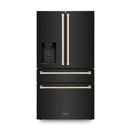 ZLINE KITCHEN AND BATH RFMZW36BSG french door freestanding refrigerator