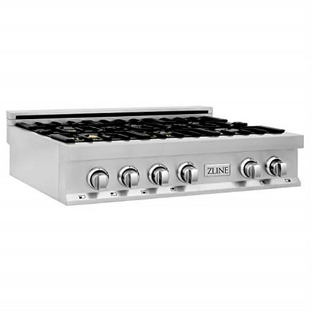 ZLINE - 36" Built in Gas Rangetop - Stainless steel