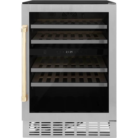 ZLINE RWVZUD24G 24 inch Built-In Stainless Steel Wine Cooler