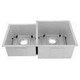 thumbnail image 1 of ZLINE 32 in. Jackson Undermount Double Bowl Kitchen Sink with Bottom Grid (SRDL-32), 1 of 7