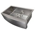 thumbnail image 1 of ZLINE 33 in. Vail Farmhouse Apron Mount Single Bowl Kitchen Sink with Bottom Grid (SAS), 1 of 9