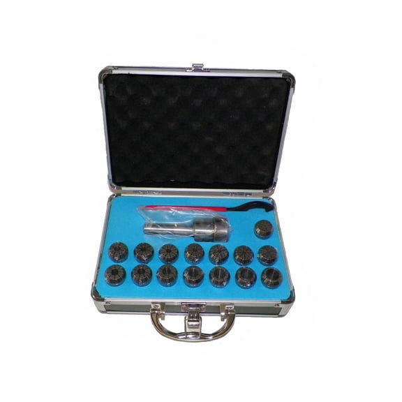 ZLIVECENTER MT2 ER25 COLLET CHUCK TOOL HOLD SET 15 PCs 2MT ER 25 TOOL HOLDER