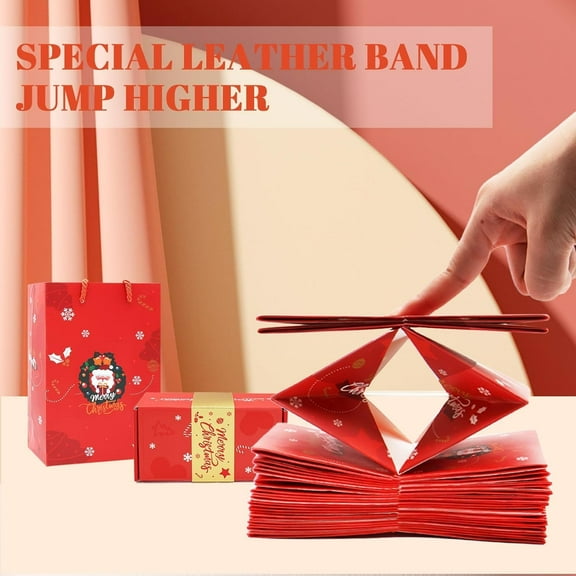 ZLKMQM 10pcs Surprise Gift Box Explosion for Money, 2025 Newly Folding Pop-Up Explosion Gift Box, Surprise Box Gift Box for Money, Christmas Boxes Explosion Gift Box for Money and Birthday