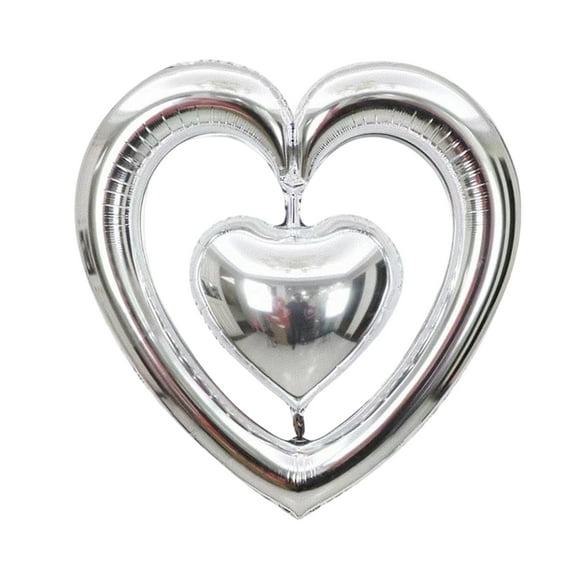 ZLKMQM 5 Pcs Heart-shaped Balloon for Tabletop&Wall Display, Valentine's Day Decorative Art Design, Home Decor, Gallery Wall