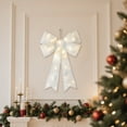 thumbnail image 1 of ZLKMQM Large LED Christmas Bow Decoration LED Bows Indoor Outdoor Lighted Holiday Displays Christmas Tree Toppers, 1 of 4