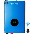 thumbnail image 1 of ZLPOWER 10KW Hybrid Solar Inverter Charger - 48V DC to 120/240V AC Split Phase Pure Sine Wave, UL1741 Certified, 30000W Peak Power, Built-in Dual MPPT for Off-Grid Home & Business Backup, 1 of 10