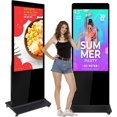 thumbnail image 1 of RDYMONKEY 43" Floor Standing Digital Signage Kiosk - FHD IPS Touch Screen, Android 11 OS, Commercial Advertising Display with Logo Customization, 1 of 15