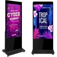 thumbnail image 1 of RDYMONKEY 55" Floor Standing Digital Kiosk - 4K UHD Android 11 Display, 24/7 Public-Safe, Custom Logo + 4YR Warranty, 1 of 15